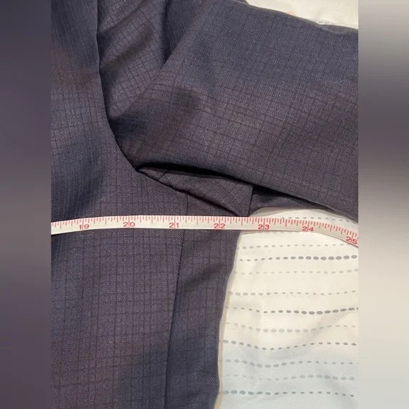 John Varvatos Signature Tailored USA Blue Mens Bleecker Suit Jacket Sz 44R
